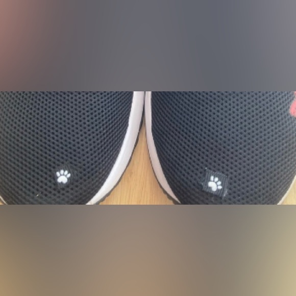 PUMA PACER NET CAGE BLACK CORAL WOMENS SNEAKERS with Puma Paw Patches! Sz 9 GUC - Picture 6 of 15